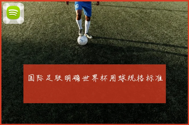 国际足联明确世界杯用球规格标准